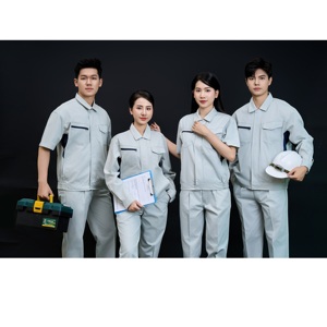 Vietnam New Top FMF Women's Grey & Navy Long-Sleeve <b>Apparel</b> & <b>Accessories</b> Safety Workwear Set - Product Image 1