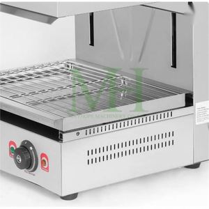 เครื่องปิ้งย่างซาลาแมนเดอร์ไฟฟ้าทำจากสเตนเลสใช้ในเชิงพาณิชย์เครื่องปิ้งขนมปรับได้สำหรับย่างที่มีประสิทธิภาพ - Product Image 5