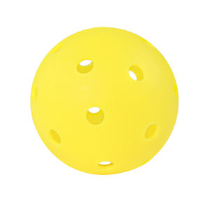 Balle de pickleball texturée à 26 trous moulée par rotation, avec logo personnalisé, pour sports de plein air - Product Image 1