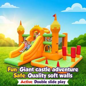 Castillo Inflable <span class=keywords><strong>Doctor</strong></span> Dolphin, Tobogán Inflable Colorido, Castillo Hinchable para Niños, Fiesta de Cumpleaños en el Patio Trasero, Evento al Aire Libre - Product Image 2