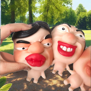 Hot bán tiktok đầu lớn đầy đủ môi đeo mặt nạ người trẻ em 'giảm căng thẳng Squishy Đồ chơi TPR Silicone mụn ép đồ chơi - Product Image 3