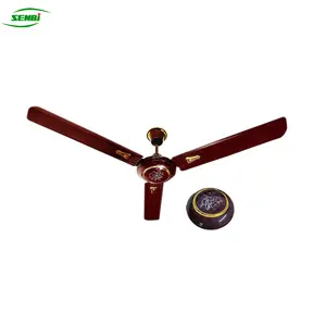 remote control 56"AC 220v DC 12V Embroidered room ceiling fan accessories remote solar fan ceiling fan 56'' 2 cables