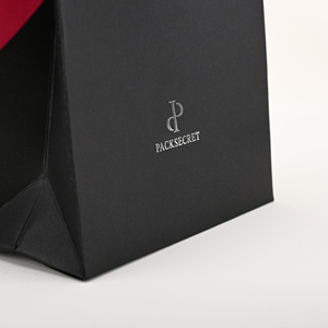 Bolsa de Papel Negra al por Mayor de Gran Demanda con Asa de Cinta de Colores, Bolsa de Papel Negra Premium Personalizada Hecha a Mano, MOQ Bajo - Product Image 5