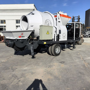 Offre Spéciale JBS40 Pompe à béton Mélangeur à béton 2 en 1 avec pompe Mélangeur mobile de pompage de béton à distance pour projet - Product Image 3