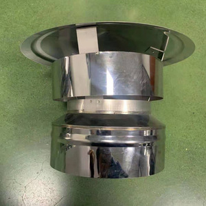Tubo per <span class=keywords><strong>Camino</strong></span>/Stufa a <span class=keywords><strong>Legna</strong></span> 5" 6" 8" in Acciaio Inox 304L 316L a Doppia Parete con Connessione a Spigot - Product Image 5