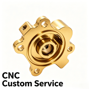 Piezas Mecánicas de Latón, Procesamiento de Mandrinado CNC, Tolerancia de Precisión de 0.01-0.05 mm, Certificación ISO9001, Componentes No Estándar - Product Image 1