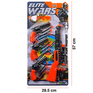 Ensemble de pistolets à ventouse à balles souples de <span class=keywords><strong>la</strong></span> série <span class=keywords><strong>POLICE</strong></span> avec carte cible Jouets de jeu de rôle pour enfants - Product Image 4