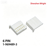 Connecteurs électroniques automobiles TE 1-969489-3 6 broches 2,85 mm Femelle Fil-à-Platine 250V Accessoires Boîtiers de Bornes