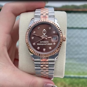 Reloj de Pulsera con Esfera de Cristal de Zafiro, Caja de Acero Inoxidable 904L, Calendario, Movimiento Automático Mecánico NH35 3135 - Product Image 4