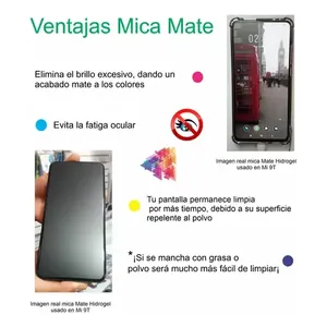 Protector de pantalla de hidrogel mate Todoenhydrogel de 0.13mm antirreflejos para teléfono móvil, película protectora de TPU suave 2D - Product Image 4