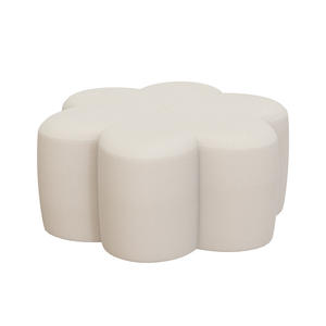 Tabouret bas <span class=keywords><strong>de</strong></span> Style nordique meubles <span class=keywords><strong>de</strong></span> salon doux avec repose-pieds <span class=keywords><strong>de</strong></span> <span class=keywords><strong>luxe</strong></span> Tatami pétale porte chaussure à langer tabouret pour canapés sièges - Product Image 5