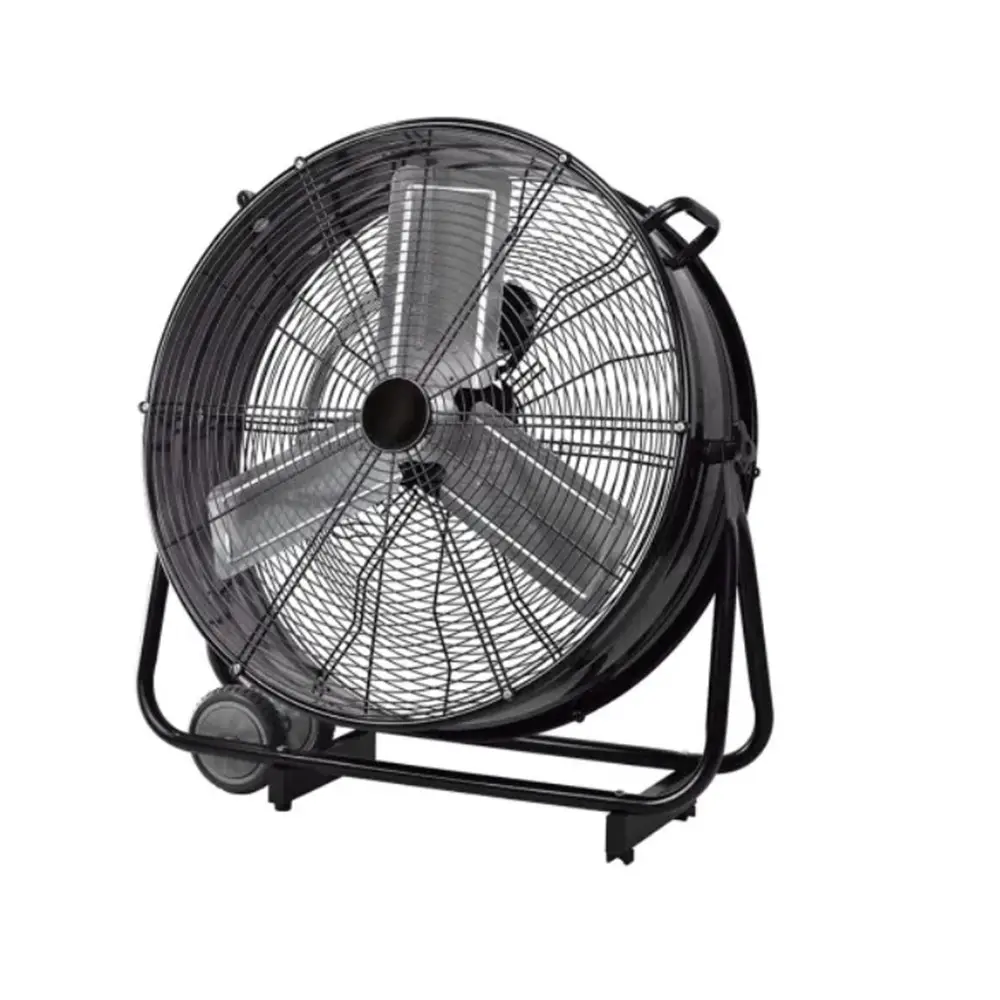 Circulador de aire de alta velocidad de 36 pulgadas, movimiento de Metal resistente, ventilador de tambor Industrial