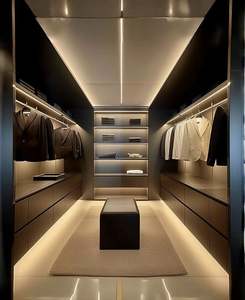 Custom Modern American & French Style <b>Cabinets</b> for Bedroom Furniture Cloakroom Wardrobe - Product Image 3