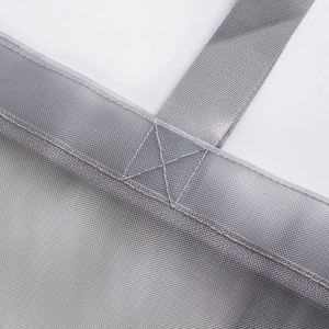 Sac fourre-tout de plage en nylon grande capacité imprimé tendance été 2024 avec maille et grille ajourée pour le shopping et les cadeaux - Product Image 4