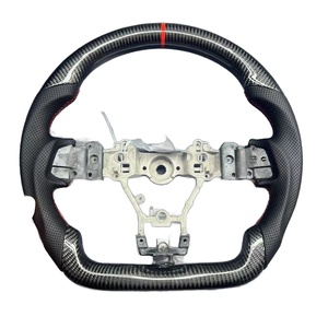 พวงมาลัยคาร์บอนไฟเบอร์สำหรับ Subaru WRX ขายส่ง เย็บมือ ตกแต่งรถยนต์ - Product Image 1