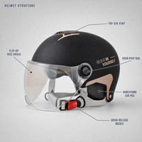 Casque Urbain Confortable au Quotidien, Design Ergonomique, Taille de Tête 58 à 60 cm, pour Cyclistes Adultes, Déplacements Quotidiens
