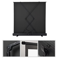 Écran de projection portable de 100 pouces, pliable, blanc mat, en fibre de verre, pour les voyages en plein air, facile à transporter