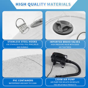 360 ballons holographiques en PVC brillant de Noël gonflable, grand sac miroir brillant gonflable pour décor publicitaire de fête d'événement - Product Image 5