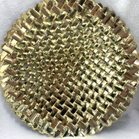 Assiette en plastique de 13 pouces, bord floral irrégulier, assiette décorative en plastique, sous-assiette pour banquet de mariage