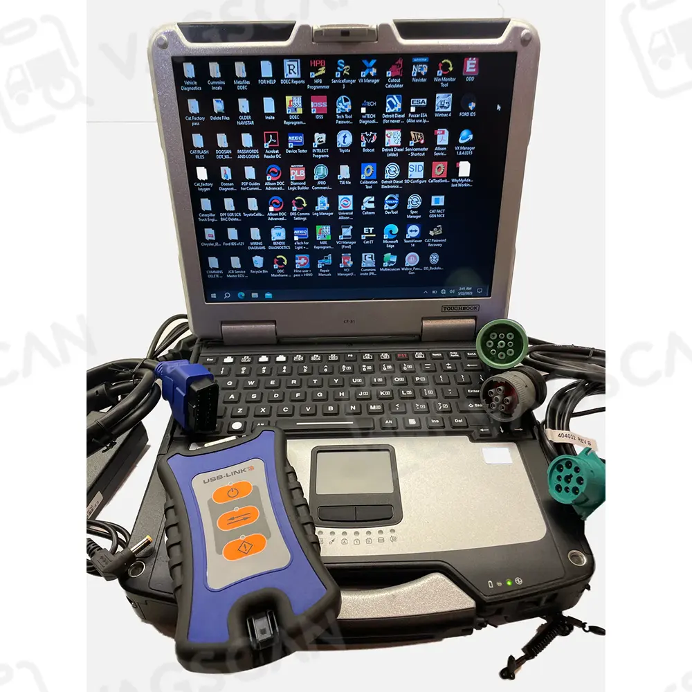 Diesel Diesel Computer portatile CF19 laptopTruck Scanner diagnostico per Nexiq Usb Link 3 Diesel universale camion pesante