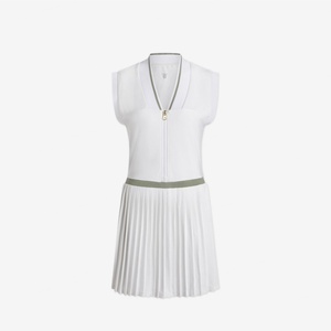 Vestido de Tenis y Pickleball Transpirable para Mujer, con Pantalones Cortos Plisados, Sin Mangas, Diseño con Cierre, para Playa y Entrenamiento, Personalizable con Nombre de Equipo, OEM - Product Image 5