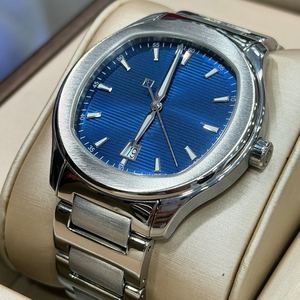 Orologio Automatico da Uomo Stile <span class=keywords><strong>Polo</strong></span> S, Acciaio Inossidabile, Quadrante a Righe Verticali, Cinturino in Pelle/Gomma - Product Image 6