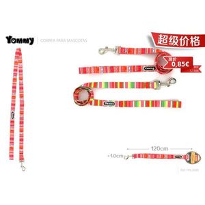 สายจูงสุนัขยี่ห้อ Yommy ขนาด 120 ซม. สีแดงลายพิมพ์ พร้อมคลิปโลหะ - Product Image 4
