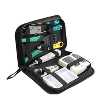 Kit de réparation réseau du fabricant chinois – Pince à sertir modulaire multifonctionnelle RJ45, testeur de câble LAN, coupe-câble, dénudeur FTTH