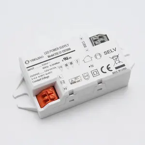 YingJiao Power Supply 12W Constant Current 0-10V Dimming LED Driver Dimmable 350mA 500mA 700mA