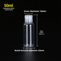 Bouteille en plastique PET sans BPA, compressible, avec bouchon à clapet papillon, anti-fuite, pour shampoing, gel douche, emballage de voyage pour produits de toilette