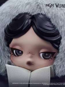 100% autentico SKULLPANDA mercoledì con ciondolo in peluche Nevmore versione uniforme universitaria scatola per ciechi per ascensori - Product Image 3