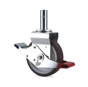 स्रोत कारखाने गर्म उत्पाद <span class=keywords><strong>8x2</strong></span> पॉलीयूरेथेन स्फोल्डिंग कैस्टर व्हील - Product Image 1