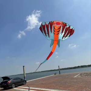 Cerf-volant gonflable doux 3D bicolore, étanche et indéchirable pour les activités de plage en plein air avec les parents et les enfants - Product Image 3