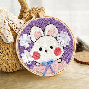 Kit de Bordado con Aguja Mágica para Principiantes, Manualidades de Costura Hechas a Mano para Entusiastas de Juguetes de Unicornio, Regalo para Fanáticos del Bordado de Dibujos Animados - Product Image 5