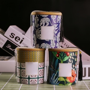 Ensemble cadeau de bougies aromatiques en cire de soja de luxe, huile essentielle végétale, bougie parfumée sans fumée pour la maison, la chambre à coucher - Product Image 1