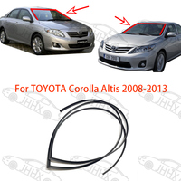 Tira de Sellado de Goma para Parabrisas Delantero de Coche para TOYOTA COROLLA ALTIS 2008 2009 2010 2011 2012 2013