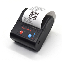 Printer Label termal genggam Mini 58mm, Printer Label termal portabel Bluetooth Android & Ios nirkabel, mengandung ponsel