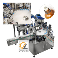 Machine de remplissage et de bouchage automatique de déodorant liquide anti-transpirant en flacon petit format MTW