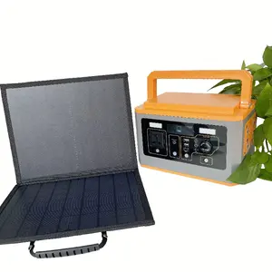 Năng lượng mặt trời Powered Sạc Bộ điều khiển năng lượng mặt trời gắn hệ thống, xách tay 500 Wát năng lượng mặt trời bảng điều khiển hệ thống điện máy phát điện năng lượng mặt trời biến tần năng lượng