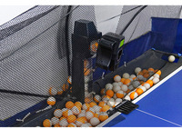 Robot de tennis de table multifonctionnel réglable, machine de ping-pong