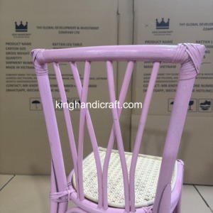 Sillas de Ratán Natural Hechas a Mano para Fiestas Infantiles, Venta al por Mayor, Ligeras y Duraderas, Asientos para Eventos Infantiles - Product Image 2