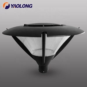 Farola solar LED redonda clasificada IP66 de Yaolong con poste de aluminio Fuente de alimentación eléctrica única Lámpara de jardín - Product Image 6