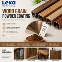 Esta recubrimiento en polvo con textura realista de madera de nogal ofrece una apariencia cálida y natural para escritorios y mesas de oficina ejecutiva.