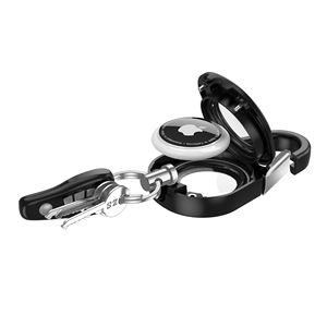 カーバッグキッズ用<span class=keywords><strong>GPS</strong></span>耐久性のあるAirTagキーチェーンケース防水アップルトラッカー屋外カラビナーホルダー - Product Image 2