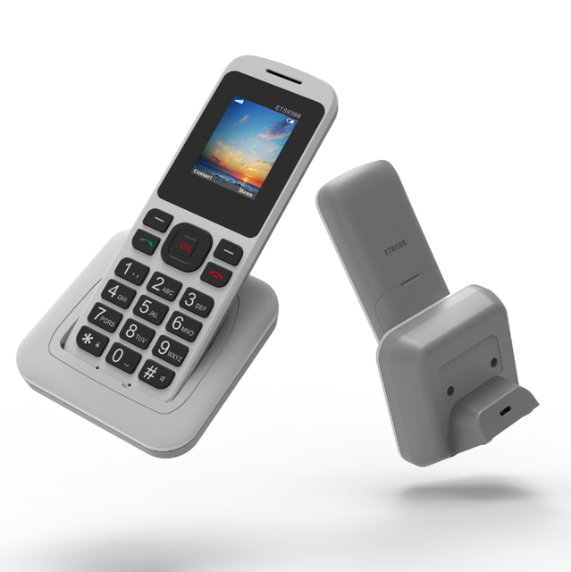 Cordless Phone Long Range Etross GSM 9388 OEM Supports FM Flashlight