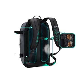 กระเป๋าเป้สะพายหลังกันน้ำ IPX7 สำหรับแล็ปท็อป วัสดุไนลอน สำหรับกิจกรรมกลางแจ้ง พร้อมซิปปิดสนิท (ตัวอย่างสินค้าฟรี) - Product Image 5