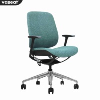Chaise de bureau ergonomique de luxe Vaseat F6-G05, mobilier de bureau commercial confortable avec style exécutif pour bureaux et tables