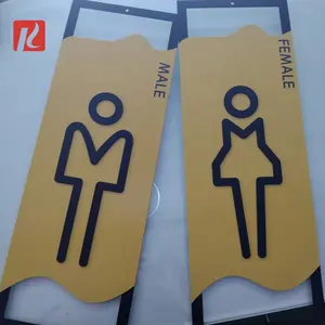 科县定制不锈钢厕所门标志洗手间标志板浴室卫生间标志WC标志男女卫生间门板