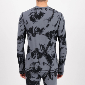 Nouveau design 2026 – Haut de base thermique respirant en <span class=keywords><strong>laine</strong></span> mérinos à manches longues pour homme, imprimé camouflage, idéal pour le ski - Product Image 6