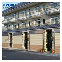 Porte à enroulement en acier coloré économique pour usage industriel et commercial, durable et résistante pour usine